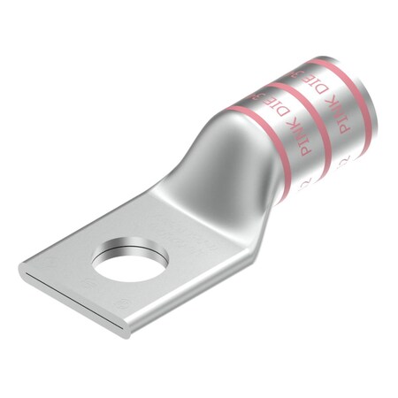 Burndy HYLUG, Copper Compression Lug, 1 Hole w/ Inspection Window, 1/0 Flex, YAV25LTC38FX